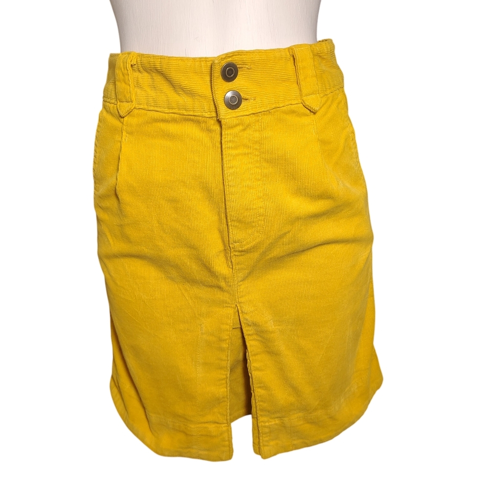 GAP 1969 XXS Pencil Skirt Yellow